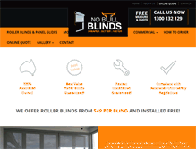 Tablet Screenshot of nobullblinds.com.au